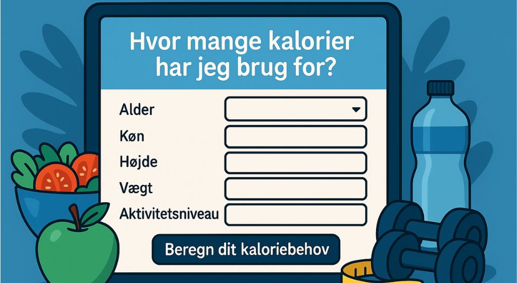 Kalorieberegner - Hvor mange kalorier skal jeg have om dagen